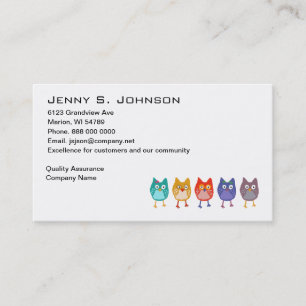 Qui est qui carte de visite