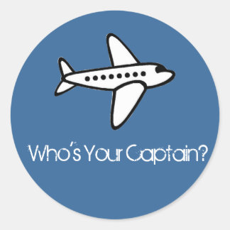 Qui est ton capitaine ? Autocollant