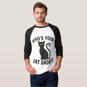 QUI EST TON CHAT, PASSÉ ? T-shirts Funny Mens