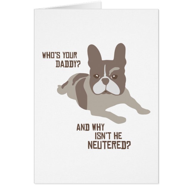 Qui est votre papa ? (Devant)