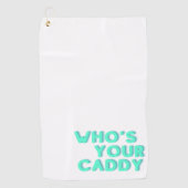 Qui est votre serviette de golf caddy (Devant)