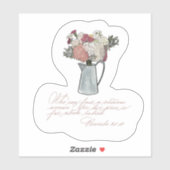 Qui peut trouver une femme vertueuse ? Autocollant (Feuille)