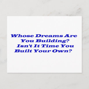 Qui rêve ?  Cartes postales