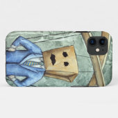 "Qui tire VOS ficelles ?" coque iphone (Dos (Horizontal))