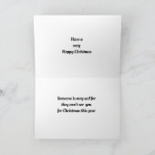 QUI VEUX-JE VOIR POUR LA CARTE DE VACANCES "NOËL" (Intérieur)