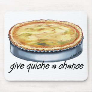 Quiche een kans geven muismat