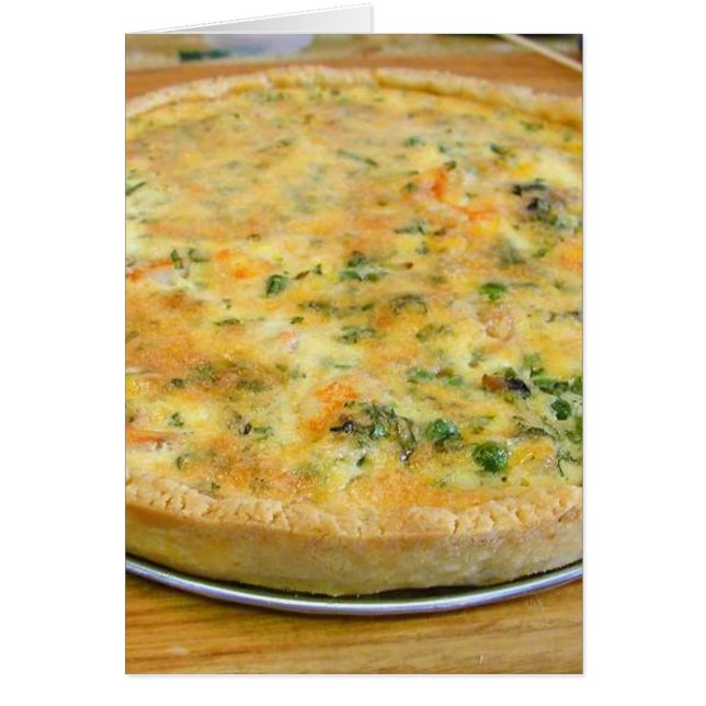 Quiche Pie Croving Cooking Food Dinner (Voorkant)