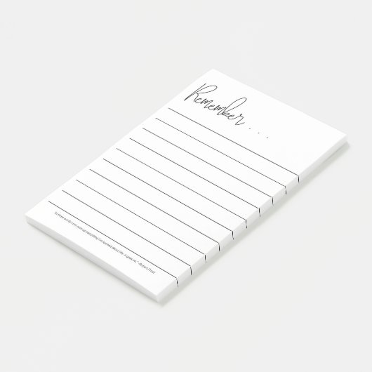 Quick Note-Notitieblok Post-it® Notes (Schuin)