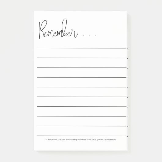 Quick Note-Notitieblok Post-it® Notes (Voorkant)