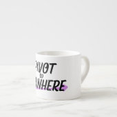 Quick Pivot | Premium Espresso Cup Kop (Voorkant rechts)