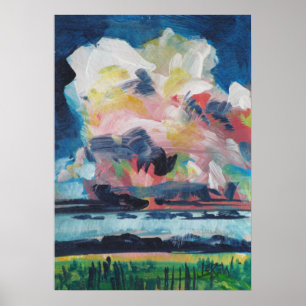 Quick Showers 2 Schilderij / Kunstenaar Larry Lere Poster