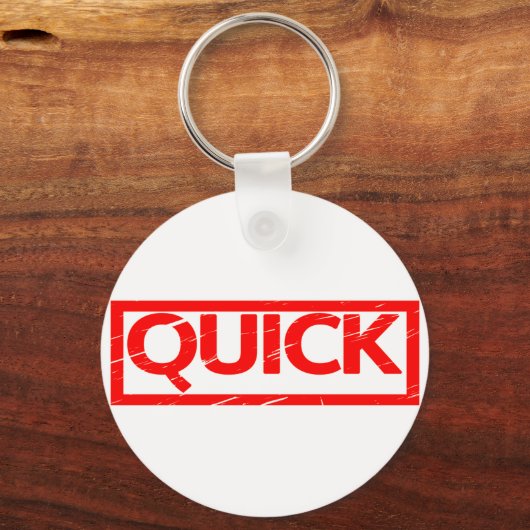 Quick Stamp Sleutelhanger (Achterkant)