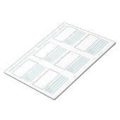 "Quick Storyboarding"-Notitieblok Notitieblok (Schuin)