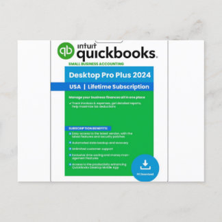 Quickbooks Desktop Pro 2023 - intquickbooks.com Briefkaart