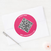 QuickConnect: Zakelijke QR Code Sticker (Envelop)