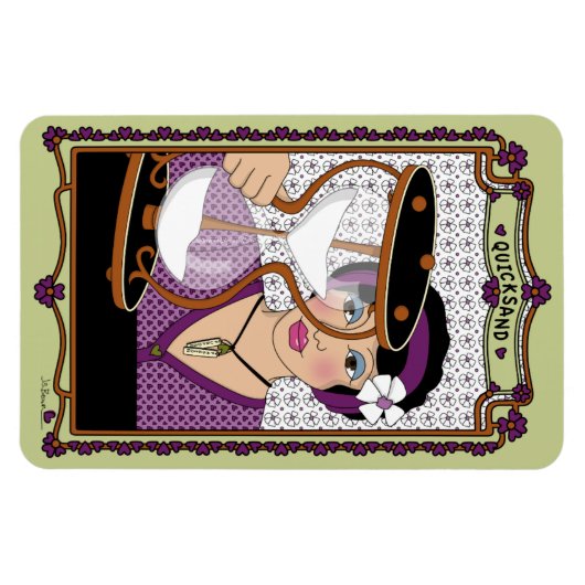 Quicksand_A_4x6 koelkast Magneet (Horizontaal)