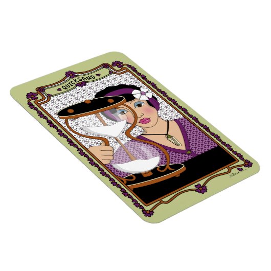 Quicksand_A_4x6 koelkast Magneet (Rechterzijde)