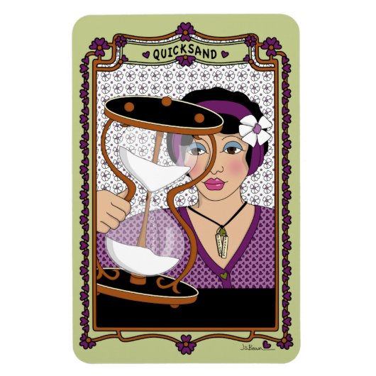 Quicksand_A_4x6 koelkast Magneet (Verticaal)