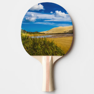 Quicksand stream vlakbij 90-Mile Beach, Nieuw-Zeel Tafeltennisbatje