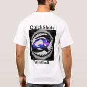 QuickShots-pintball T-shirt (Achterkant)