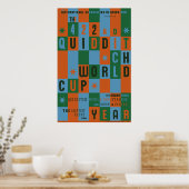 QUIDDITCH™ Poster voor wereldkampioenschappen voet (Keuken)