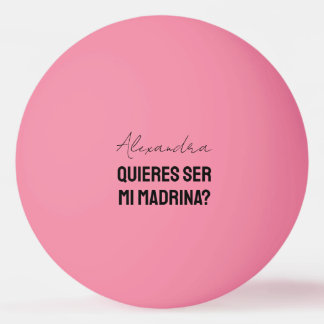 Quieres Ser Mi Madrina Godparent Proposal Player Pingpongballen