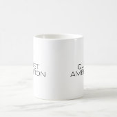 Quiet Ambition Minimalist Coffee Mug (Centre)