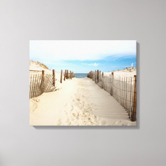 Quiet Beach Canvas Afdruk (Voorkant)