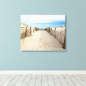Quiet Beach Canvas Afdruk (Insitu (Houten vloer))