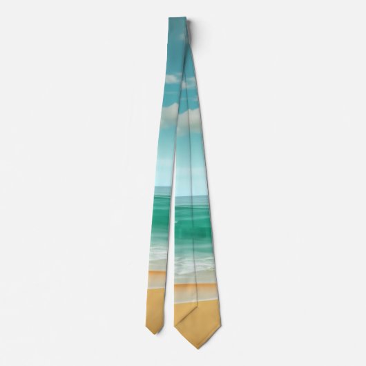 Quiet Beach Stropdas (Achterkant)