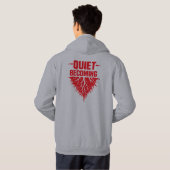 Quiet Becoming Hoodie (Achterkant volledig)