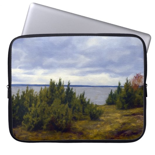 Quiet Coast of Vormsi Laptop Sleeve (Voorkant)