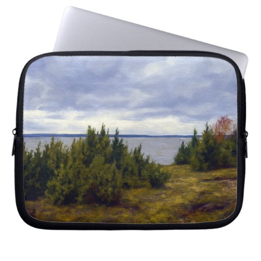 Quiet Coast of Vormsi Laptop Sleeve (Voorkant)
