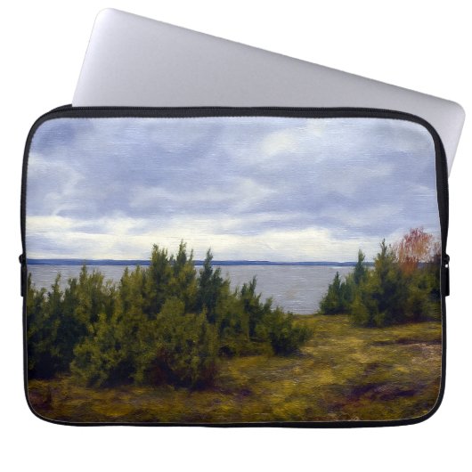 Quiet Coast of Vormsi Laptop Sleeve (Voorkant)