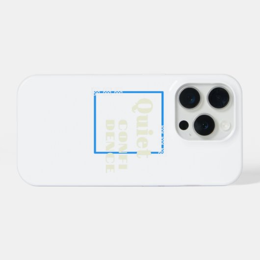 Quiet confidence cute iPhones design (Verso Horizontal)