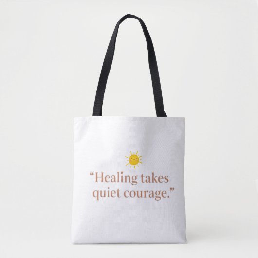 Quiet Courage for Healing Draagtas (Voorkant)