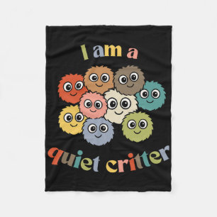 Quiet Critter Club Rustige Klas Beloning Fleece Deken