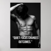 Quiet Focus Changes Outcomes – Quote Poster (Devant)