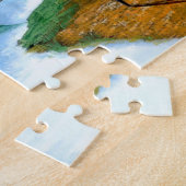 Quiet Foggy Morning van de rivier de Puzzle Legpuzzel (Zijkant)