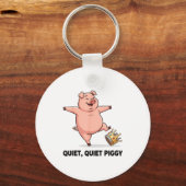 Quiet Ggy Funny Litical Meme Anti-trump Design  Sleutelhanger (Voorkant)