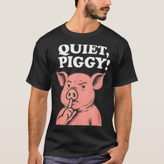 Quiet Ggy Meme Saying Humor Tees (Voorkant)
