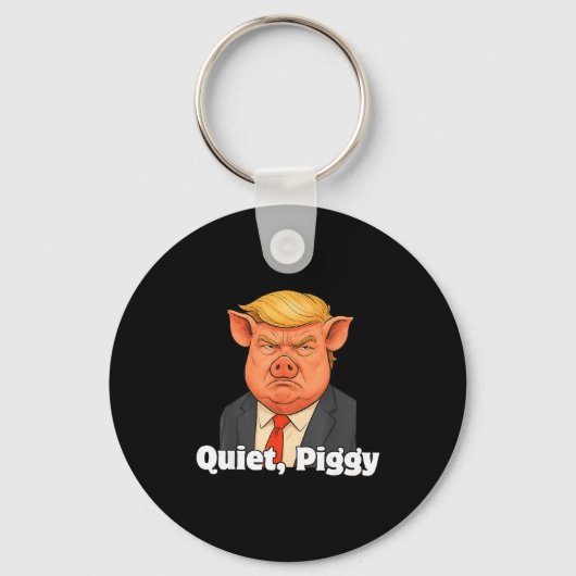 Quiet Ggy Snarky Litical G Joke Design  Sleutelhanger (Voorkant)
