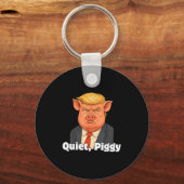 Quiet Ggy Snarky Litical G Joke Design  Sleutelhanger (Voorkant)