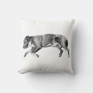 Quiet Grace – Slumbering Hound Portrait Kussen