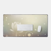 Quiet Grace with Lotus Desk Mat (Keyboard & Muis)