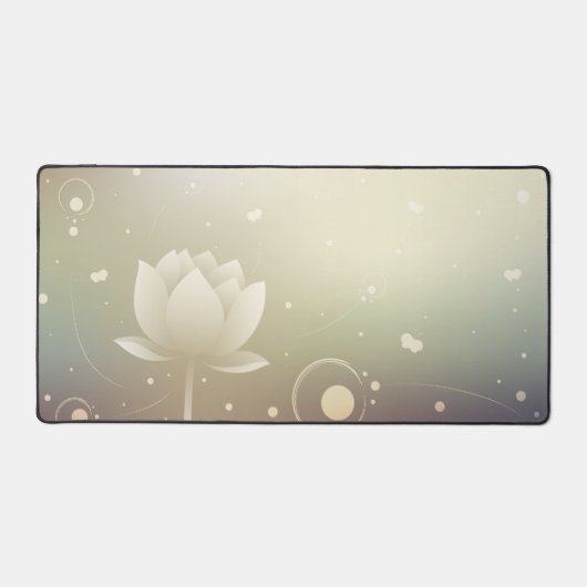 Quiet Grace with Lotus Desk Mat (Voorkant)