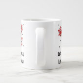 Quiet Holiday Mug – Calm Hot Chocolate Cup Extra Grote Beker (Achterkant)