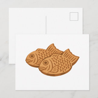 Quiet Icons – Japanese Taiyaki Briefkaart