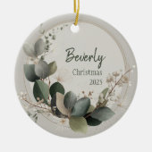 Quiet Luxury Personalized Ornament (Voorkant)