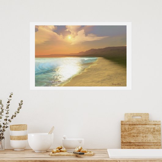 QUIET PLAATST AFDRUKKEN POSTER (Keuken)